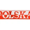 Szalik Kibica - Polska BIAŁO-CZERWONY dwustronny tkany