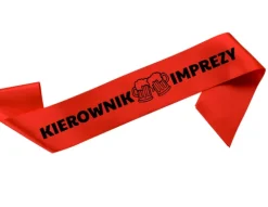 Szarfa satynowa KIEROWNIK IMPREZY