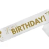 Szarfa urodzinowa satynowa - It's my BIRTHDAY!