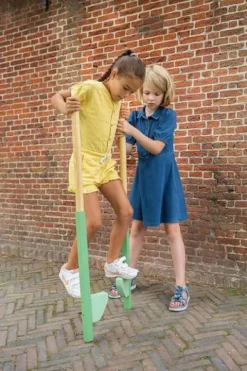 Szczudła cyrkowe drewniane dla dzieci 110 cm BS Toys