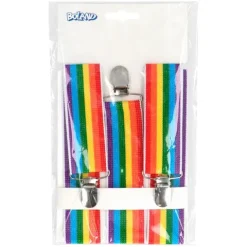 Szerokie SZELKI do spodni kolorowe Rainbow