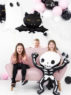 Szkielet Kościotrup balon foliowy Halloween 84x100 cm