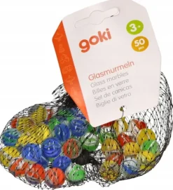 Szklane kulki kocie oczy zestaw 50 szt.