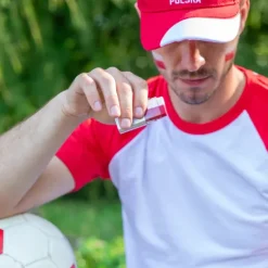 Sztyft do twarzy i ciała biało-czerwony Polska kibic 1 szt.