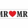 Tablica rejestracyjna Mr & Mrs