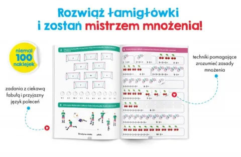 Tabliczka mnożenia EDUseria ćwiczenia kodowanki