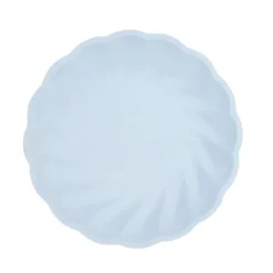 Talerz okrągły Vert Decor 6 szt. 23 cm niebieski