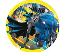 Talerzyki papierowe Batman 23 cm 8 szt.