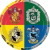 Talerzyki papierowe Harry Potter Hogwarts 23 cm 8 szt.