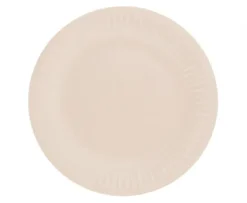 Talerzyki papierowe jednokolorowe pudrowy róż 18 cm 6 szt.