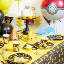 Talerzyki papierowe POKEMON Pikachu 23cm 8 szt.