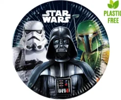 Talerzyki papierowe STAR WARS GALAXY Gwiezdne Wojny 20 cm 8 szt.