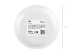 Talerzyki papierowe żółte 23 cm, 6 szt. PartyDeco