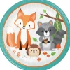 Talerzyki papierowe Woodland Zwierzątka 23 cm 8 szt.