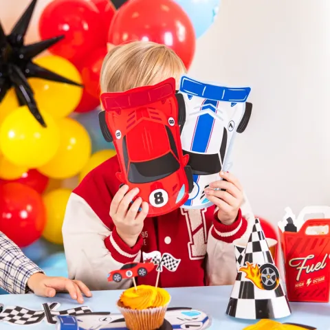 Talerzyki papierowe Wyścigówki Race 6 szt.