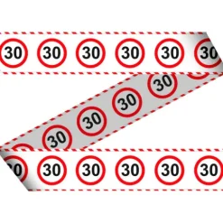 Taśma dekoracyjna urodzinowa 30 urodziny 15m