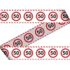 Taśma dekoracyjna urodzinowa 50 urodziny 15m