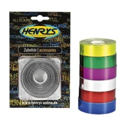 Taśma dekoracyjna Decotape metaliczna Henrys (żonglerka, cyrk) srebrna