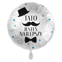 TATO jesteś najlepszy balon foliowy okrągły (Dzień Ojca)