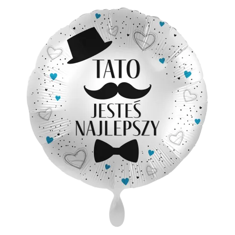 TATO jesteś najlepszy balon foliowy okrągły (Dzień Ojca)