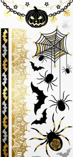 Tatuaże zmywalne na halloween Metallic mix