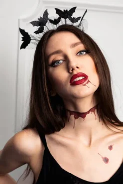 Tatuaże zmywalne wodne Blizny ślady krwi rany Halloween mix