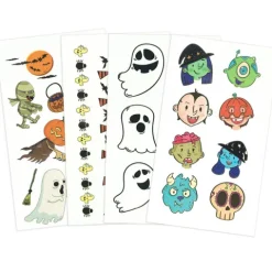 Tatuaże zmywalne wodne na Halloween mix (świecące w ciemności)