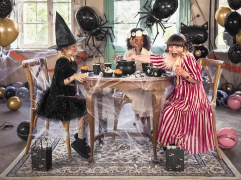 Tatuaże zmywalne wodne na halloween dla dzieci BOO!