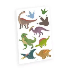 Tatuaże wodne zmywalne Dinozaury 9 szt.