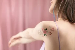 Tatuaże zmywalne KWIATY mix 19 szt.