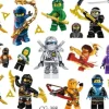 Tatuaże zmywalne wodne dla dzieci Lego Ninjago