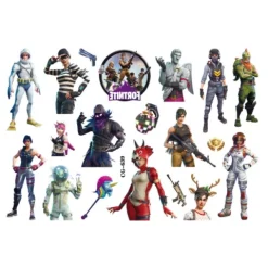 Tatuaże zmywalne wodne dla dzieci Fortnite