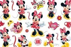 Tatuaże zmywalne wodne dla dzieci Myszka Minnie