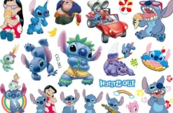 Tatuaże zmywalne wodne dla dzieci Lilo i Stitch