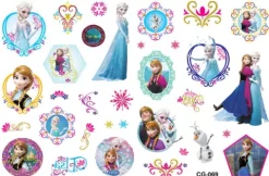Tatuaże zmywalne wodne dla dzieci Frozen Kraina Lodu