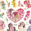 Tatuaże zmywalne wodne dla dzieci My Little Pony