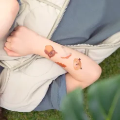 Tatuaże zmywalne wodne dla dzieci Leśni przyjaciele 20szt.
