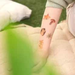 Tatuaże zmywalne wodne dla dzieci Leśni przyjaciele 20szt.