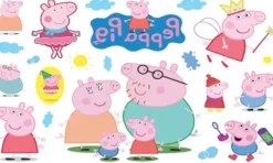 Tatuaże zmywalne wodne dla dzieci Świnka Peppa / Peppa Pig