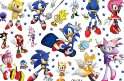 Tatuaże zmywalne/ wodne dla dzieci Sonic