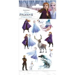 Tatuaże zmywalne wodne Frozen Kraina Lodu 12 szt.