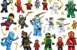 Tatuaże zmywalne wodne LEGO Ninjago