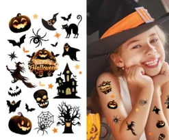 Tatuaże zmywalne wodne na Halloween Guirca