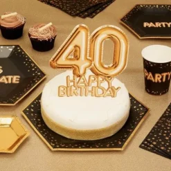 Topper 40 Happy Birthday napis dekoracja na tort