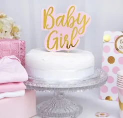 Topper dekoracyjny na tort Baby Shower - Baby Girl