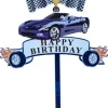Topper na tort ciasto Happy Birthday Race wyścigi PLEXI