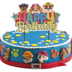 Topper na tort urodzinowy Happy Birthday Psi Patrol