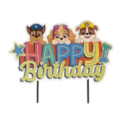 Topper na tort urodzinowy Happy Birthday Psi Patrol