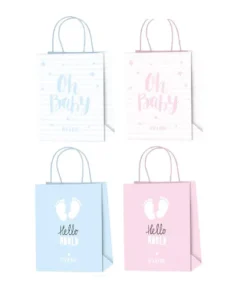 Torebka prezentowa 26 x 32 cm baby shower różne wzory