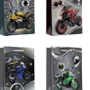 Torebka prezentowa Motor Motocykle 32x26x10 cm mix wzorów.